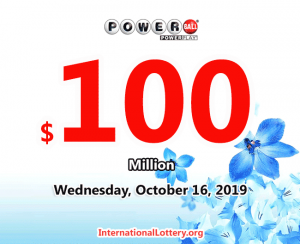 Powerball 结果（日期：2019年10月12日）： jackpot 达到 $1 亿。